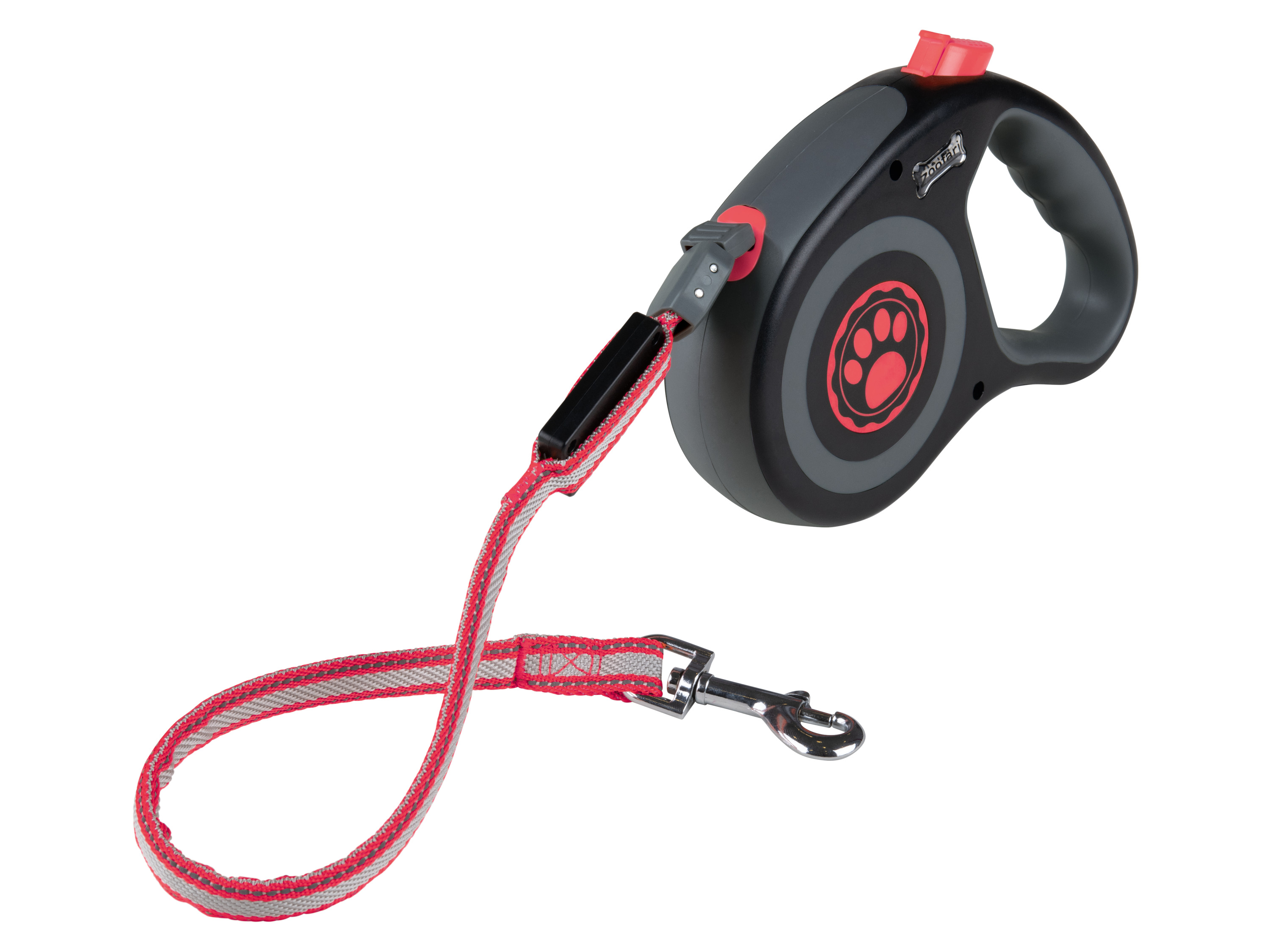 zoofari® Hundeleine mit Rückzugsmechanismus (pink, groß)