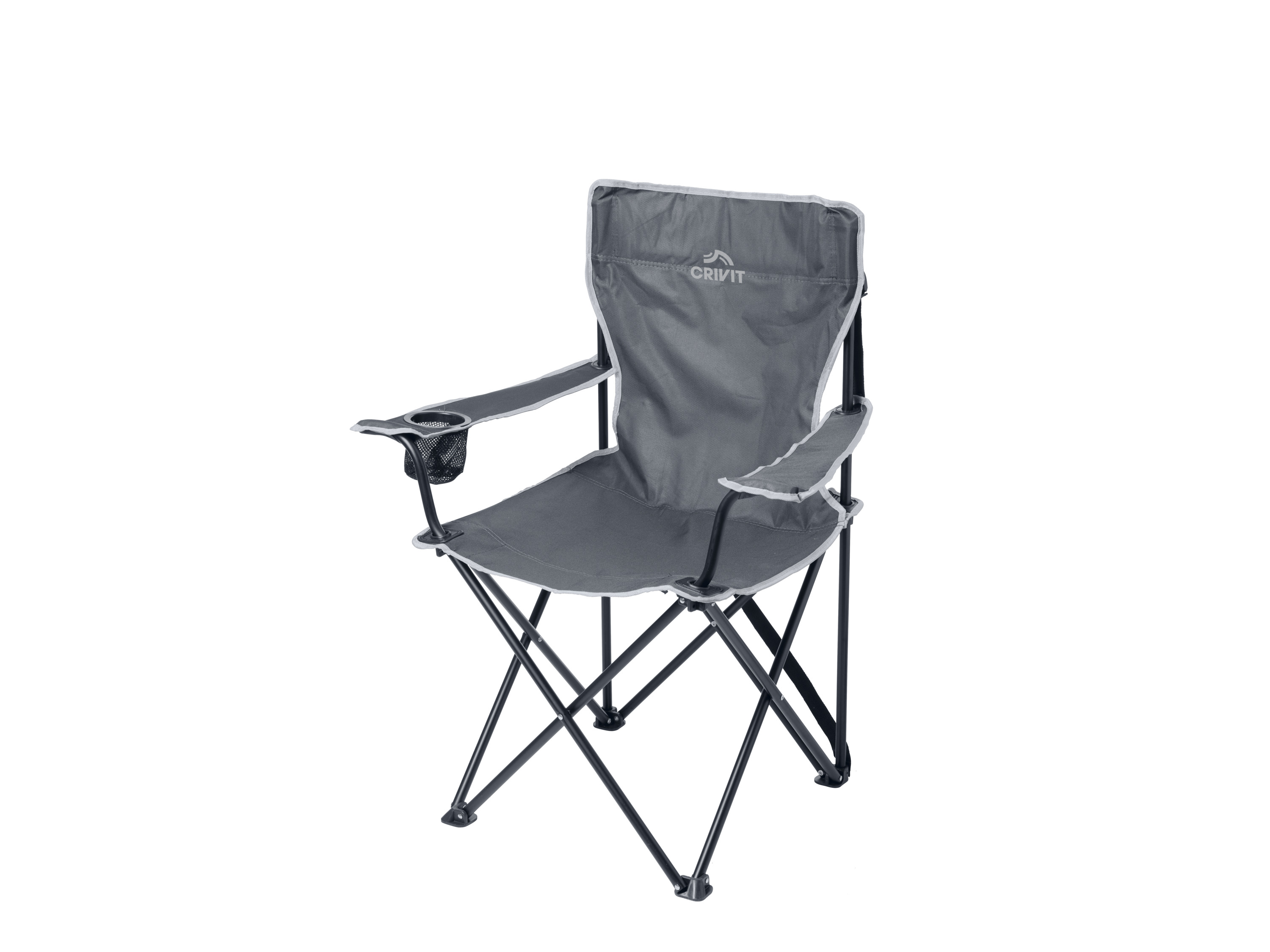 CRIVIT Campingstuhl faltbar (Grau)''
