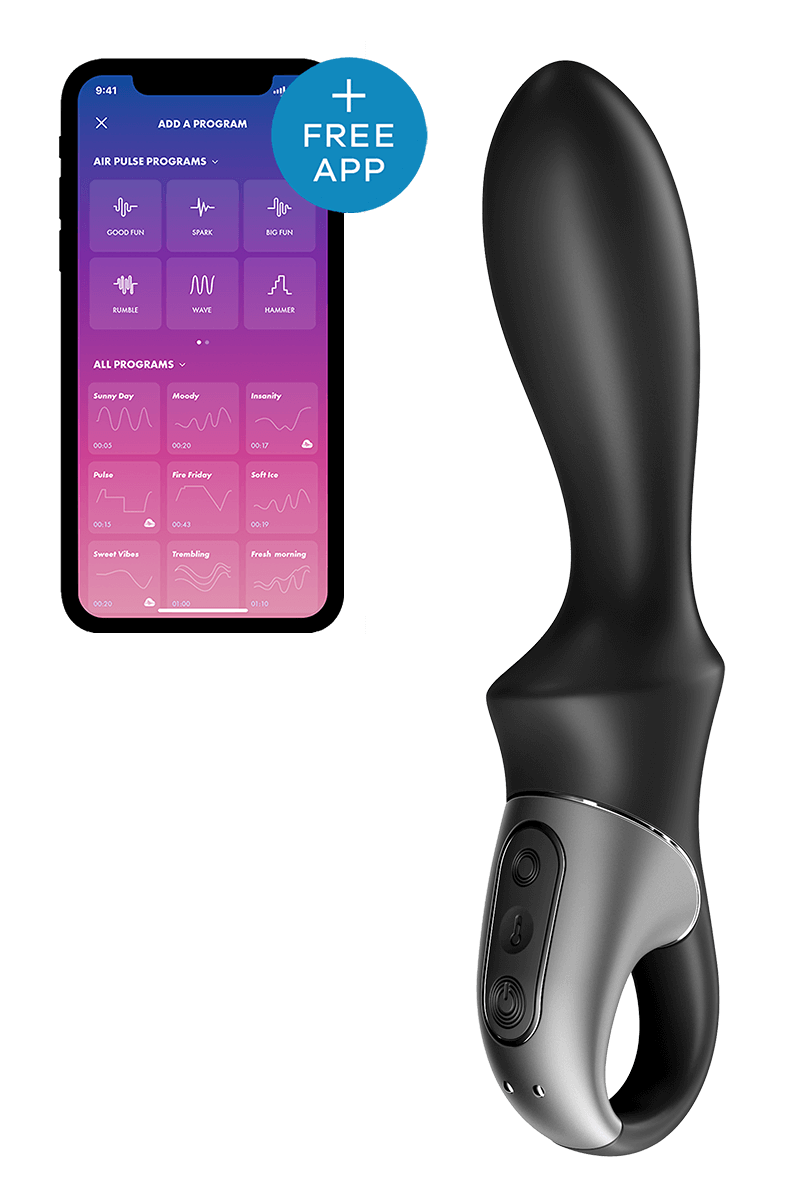 Satisfyer Heat Climax Vibrator - 20,5cm - Appsteuerung