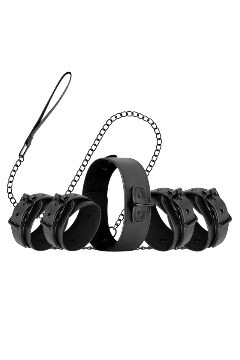 4tlg. BDSM Fessel-Set