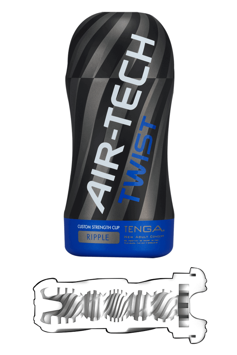 AIR-TECH Twist Cup Masturbator Wellen - Enge verstellbar - wiederverwendbar - Tenga