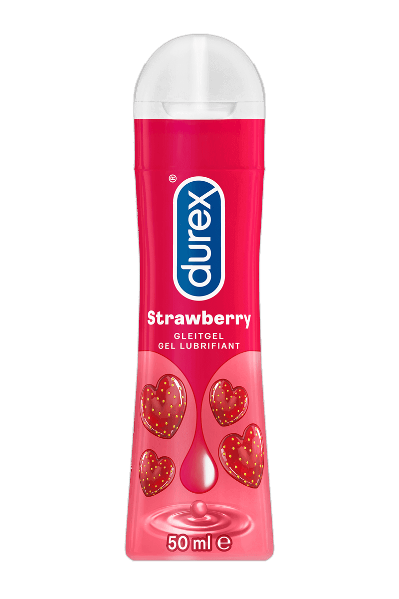 Aroma Gleitgel - 50ml Wasserbasis - Erdbeer - Durex play