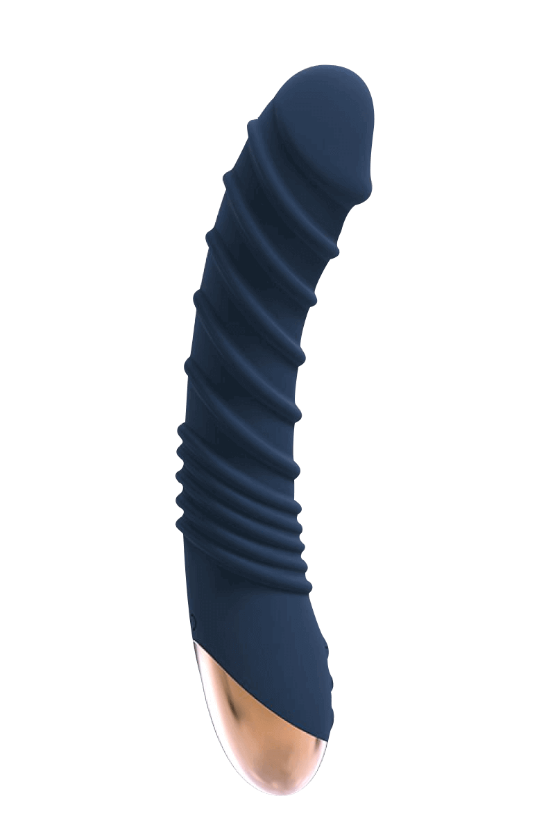 wärmender Vibrator mit Rippen - Ø 4cm | 21cm