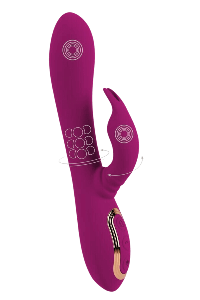 3-Funktionen Rabbit Vibrator - Ø 3,8 | 23cm