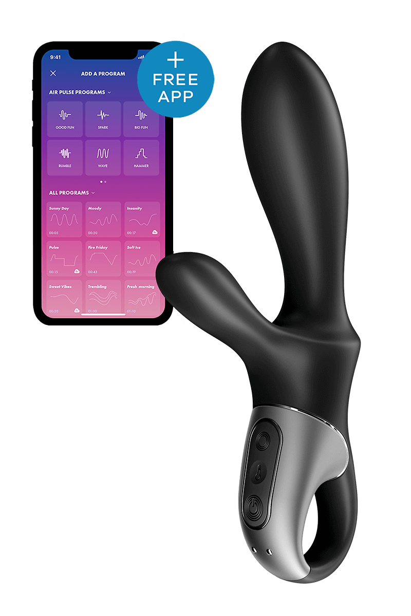 Satisfyer Heat Climax+ Vibrator - Ø 4,3cm | 21,2cm - Appsteuerung