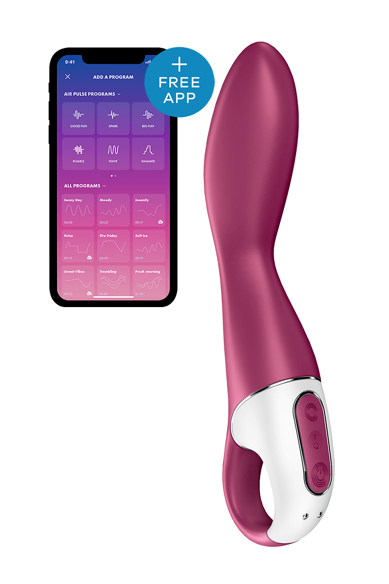 Satisfyer Heat Thrill Vibrator - 20,6cm - Appsteuerung