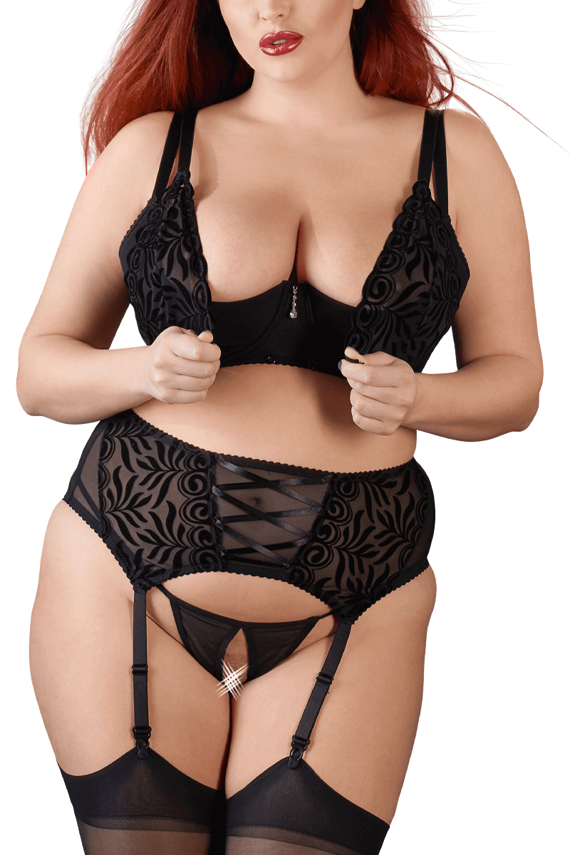 Straps-Set schwarz Plus Size