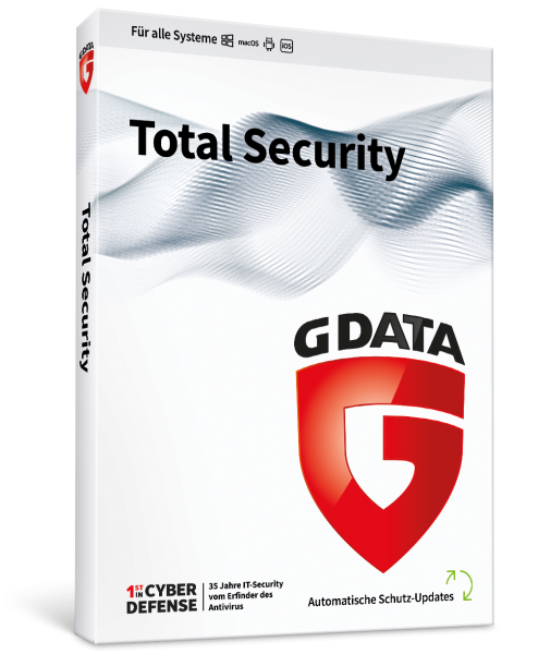 G DATA Total Security 2026 (Jahr(e): 1 Jahr / Gerät(e): 3 Geräte)