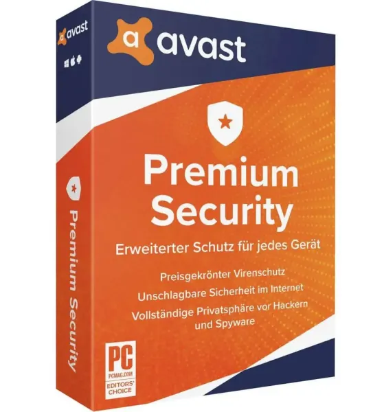 Avast Premium Security 2026 (Jahr(e): 1 Jahr / Gerät(e): 10 Geräte)
