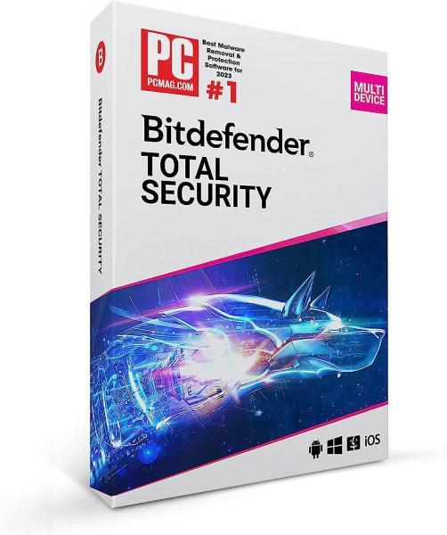 Bitdefender Total Security 2026 (Jahr(e): 1 Jahr / Gerät(e): 10 Geräte)