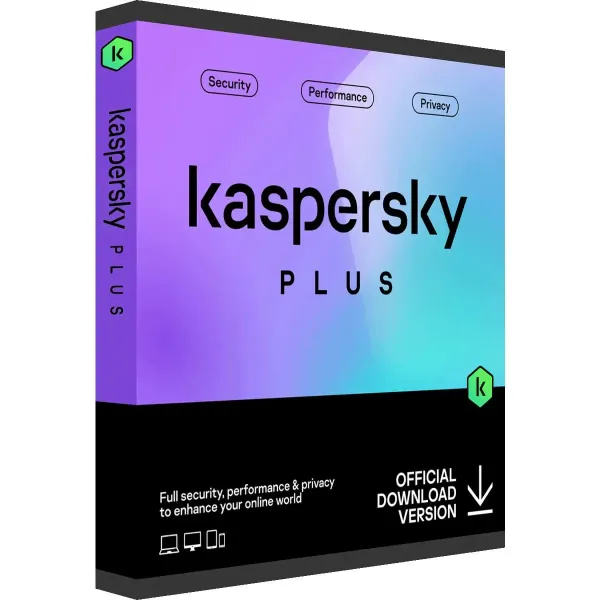 Kaspersky Plus 2026 (Gerät(e): 1 Gerät / Jahr(e): 2 Jahre)