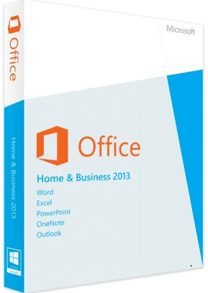 Microsoft Office 2013 Home and Business Product Key Card