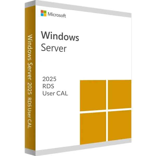 Microsoft Windows Server 2025 RDS User CAL (CAL Quantity: 25 CALs)