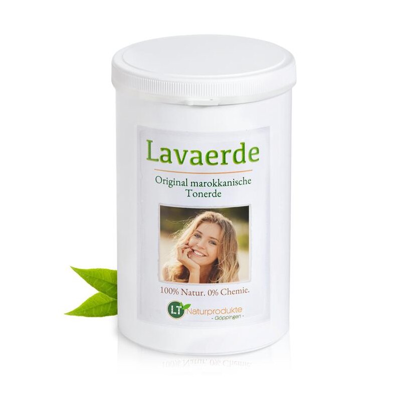 Lavaerde/Ghassoul | Original aus Marokko | 1 kg | feines braunes Pulver zur chemiefreien Haarwäsche, Körperpflege & Peeling | vegan | Anti Schuppen