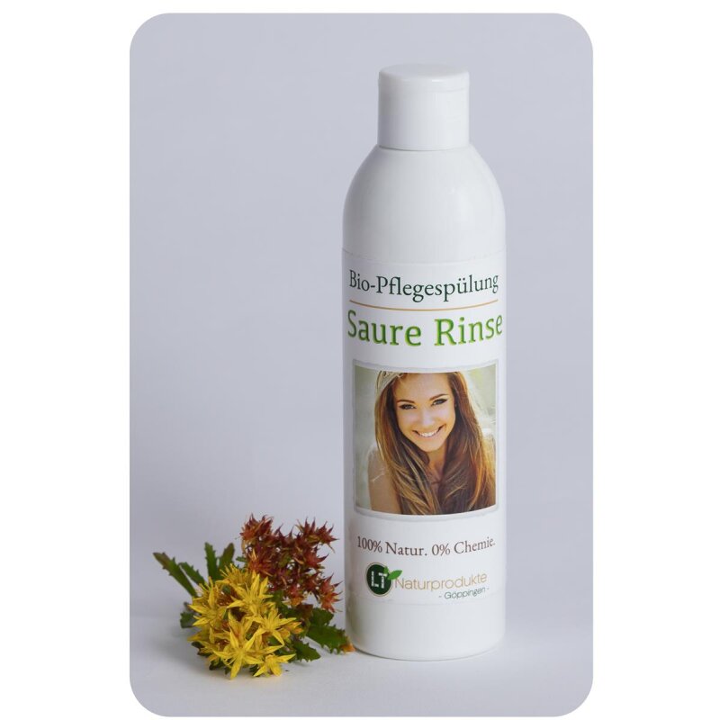 Conditioner Bio | Saure Rinse | chemiefreie Pflegespülung mit Zitrusduft | tensidfrei | silikonfrei | vegan | 250ml | Sauerrinse | Sauerspülung | Naturspülung | Essigrinse