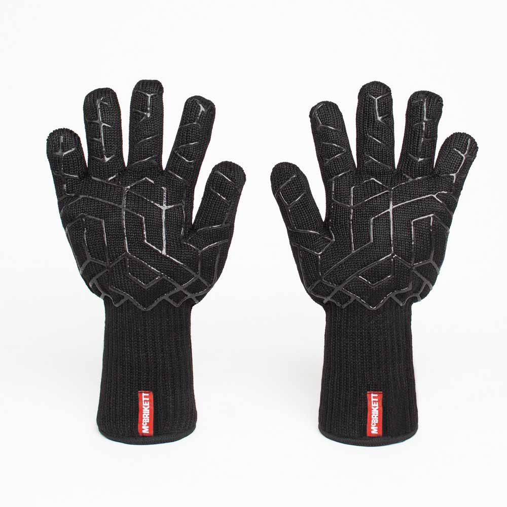 McBrikett Grillhandschuhe Herren schwarzes Design