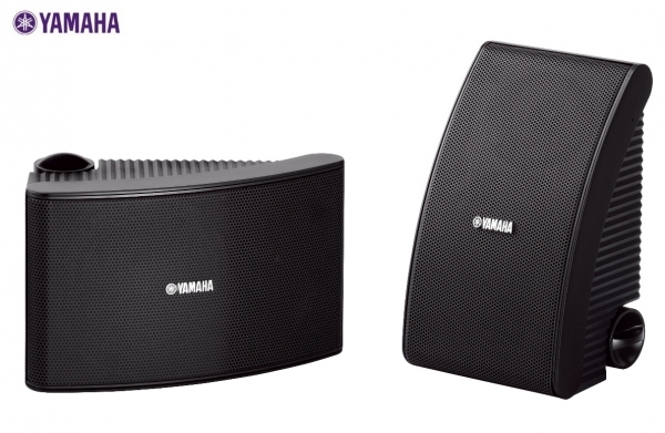 Yamaha NS-AW392 Schwarz - Aussenlautsprecher, Paar | Auspackware, sehr gut