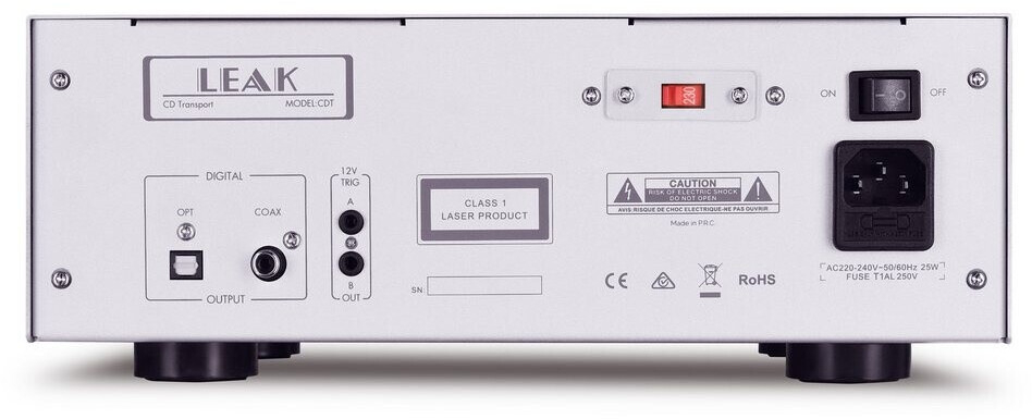 LEAK CDT Silber - CD Player mit Slot-In Laufwerk | Neu