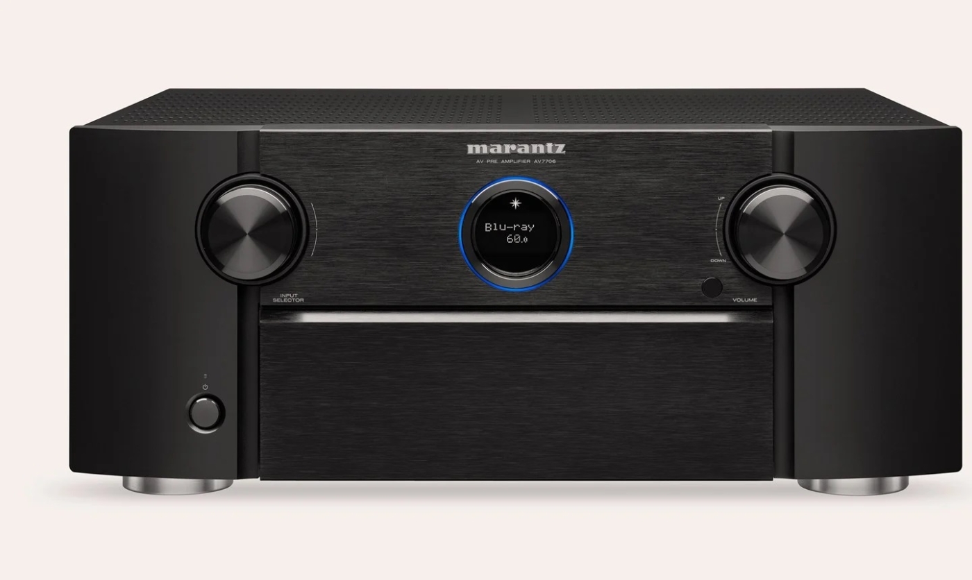 MARANTZ AV7706 Schwarz - 11.2-Kanal 8K Ultra HD AV-Vorverstärker | Neu