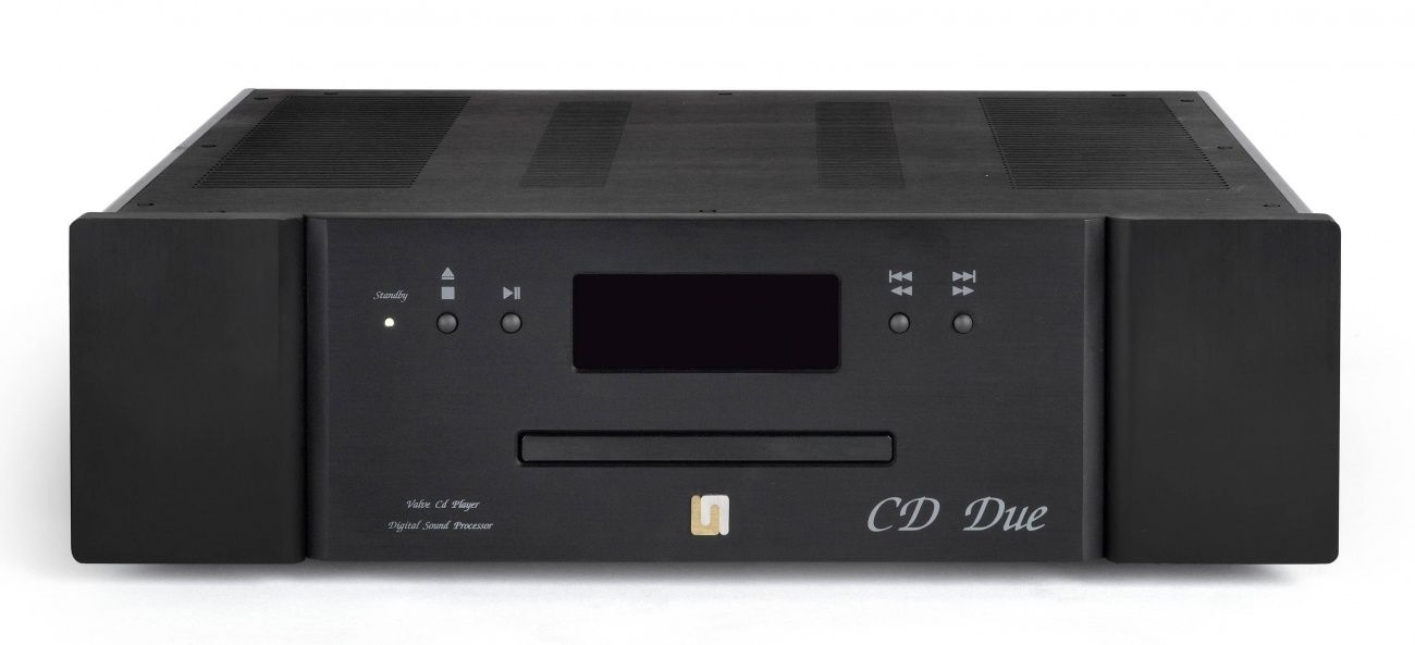 Unison Research Unico CD Due Schwarz - Vollsymmetrischer CD-Player mit offenem DSD-Wandler | Neu