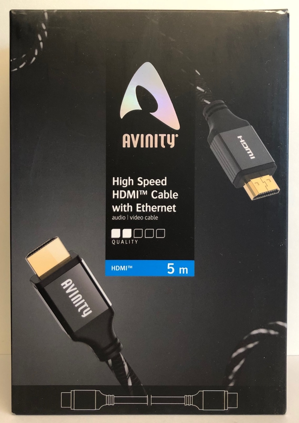 Avinity High-Speed HDMI-Kabel 4K vergoldet 5,0 m