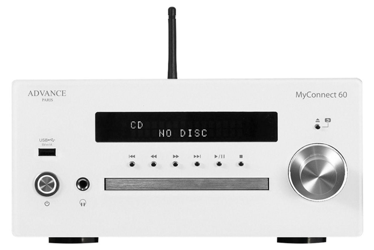 Advance Paris MyConnect 60 - Weiss Alll-in-One System DAB+ Streaming CD | Neu