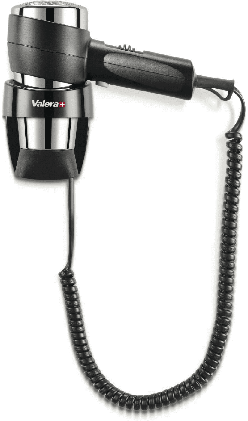 Valera Action Super Plus 1600 Schwarz - 1600 Watt, Haartrockner mit Wandhalterung | Auspackware, sehr gut