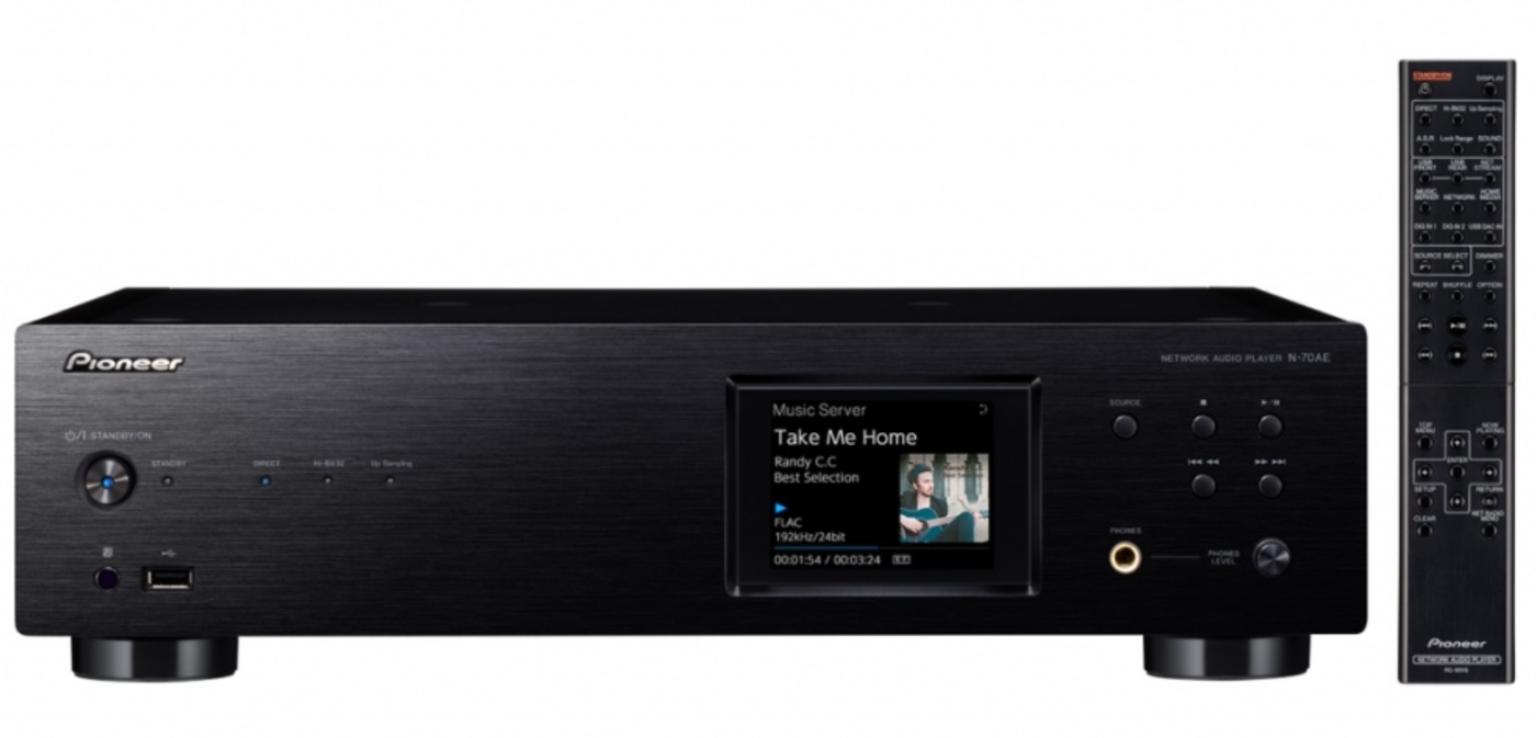PIONEER N-70AE-B Schwarz - Netzwerkplayer WiFi Airplay | Auspackware, sehr gut