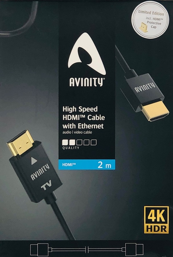 Avinity High-Speed HDMI-Kabel, Ethernet, vergoldet | 2,0 m