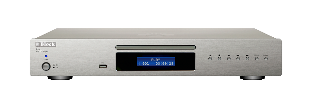 Audioblock C-250 - CD-Spieler mit USB MP3 Diamantsilber