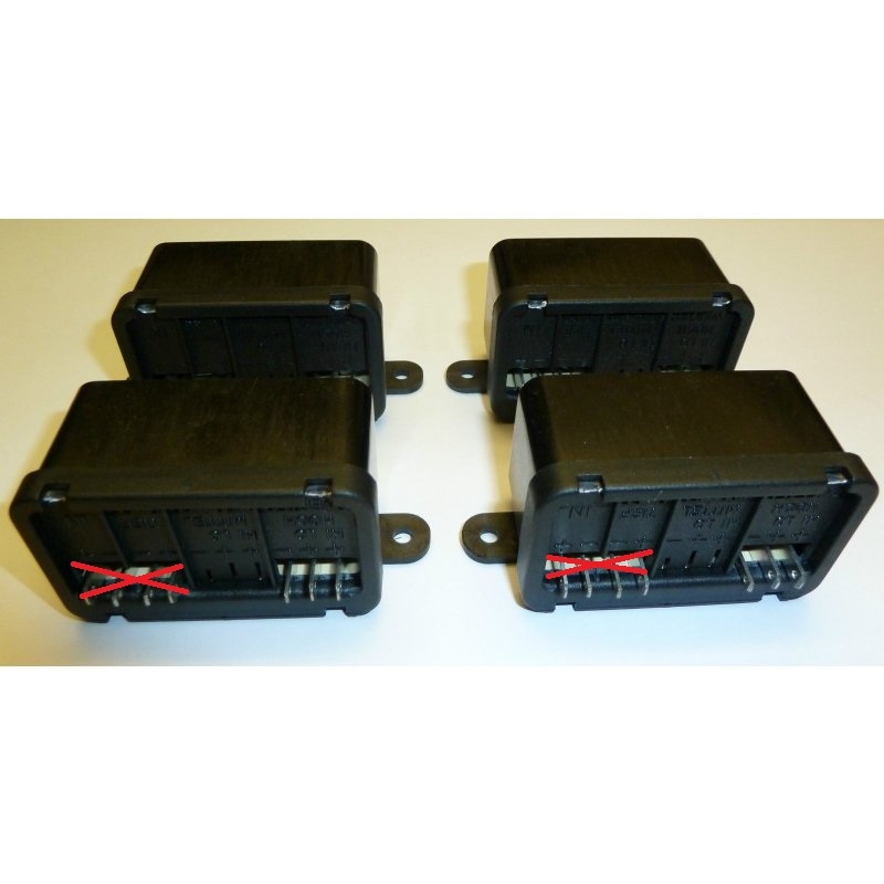 AIV Tief-Bass Frequenzweiche Neu Crossover KFZ kompakt 4 Ohm AIV-007 / 2 Stück