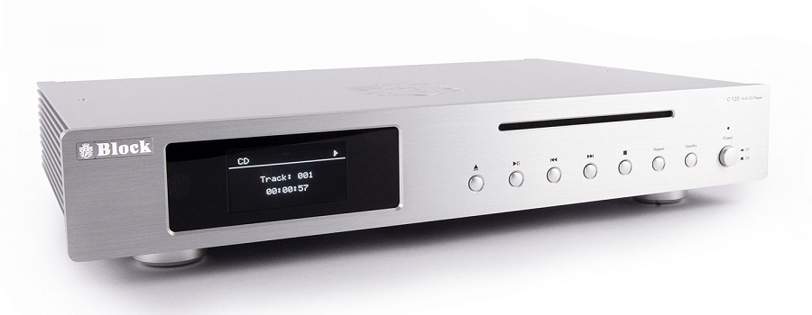 Blockaudio C-120 - Hifi CD-Player mit XLR Anschluss Silber | Neu