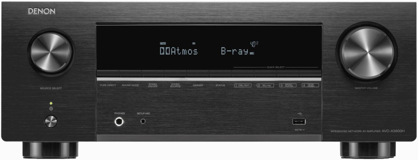 Denon AVC-X3800H 9.4 -Kanal 8K AV-Receiver | Neu