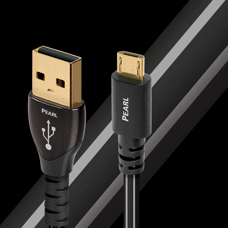 Audioquest Pearl USB-Kabel USB-A auf USB-Micro 1,5 m