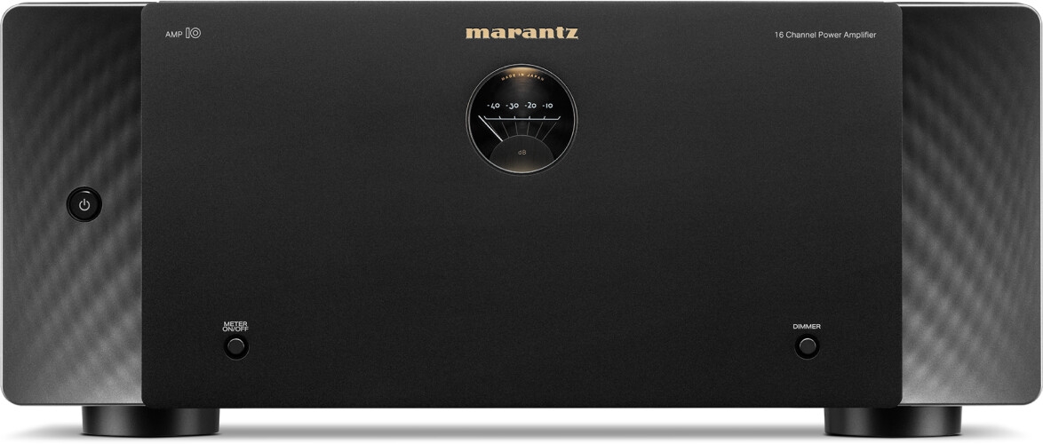 Marantz AMP 10 Schwarz - 16-Kanal-Endstufe der Referenzklasse mit 200 Watt pro Kanal | Neu