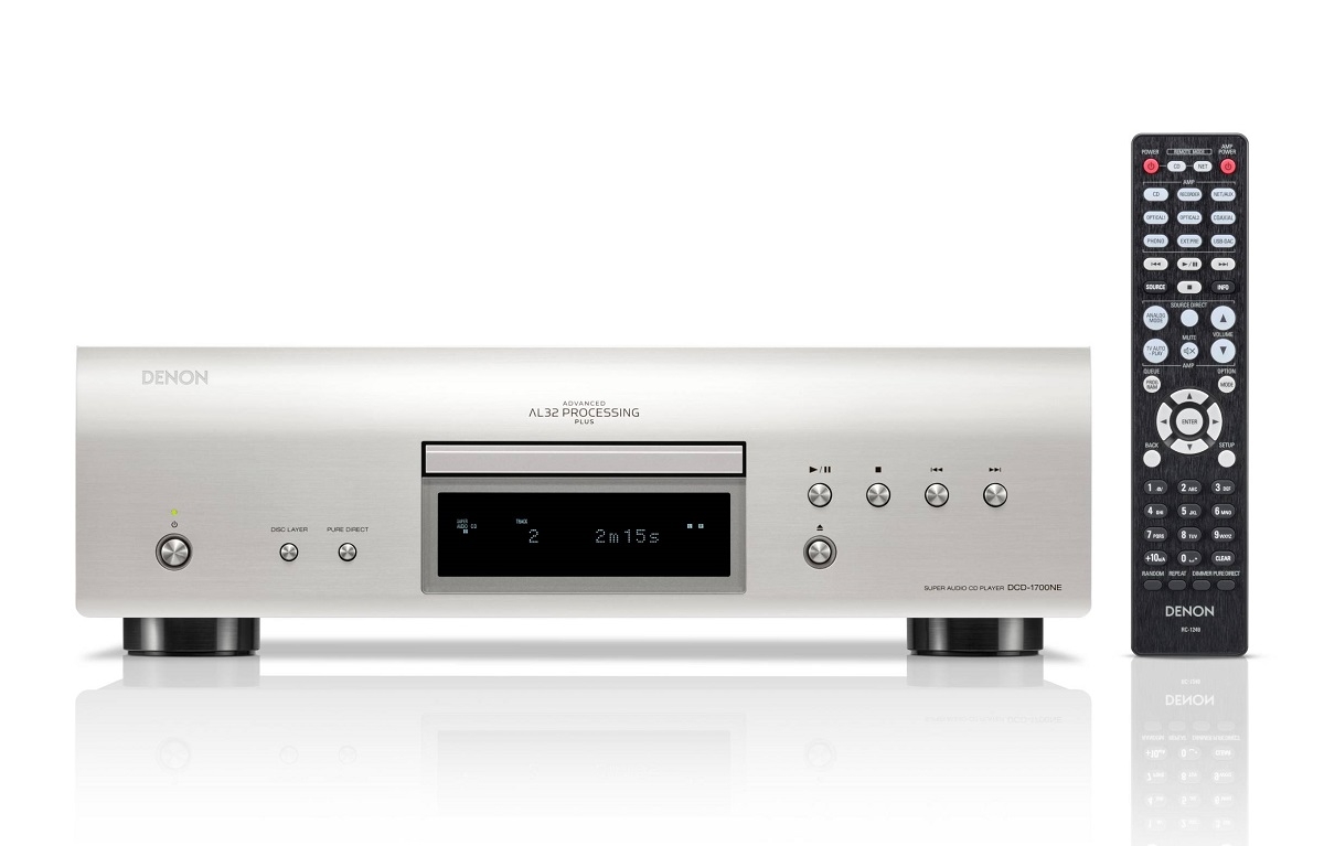 Denon DCD-1700NE - CD-/SACD-Player Silber | Neu