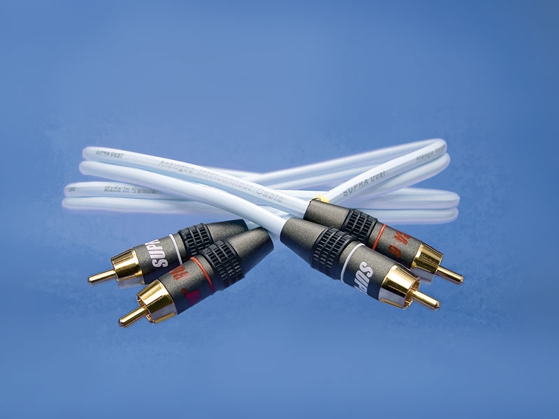 Supra Cables Dual Analog-Kabel RCA 0,5 m