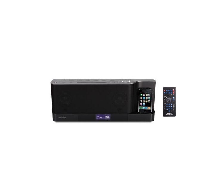 Kenwood CLX-70-B Schwarz Audio-System mit CD, iPod-Dock-Station, SD und USB-Anschluss | Auspackware, sehr gut