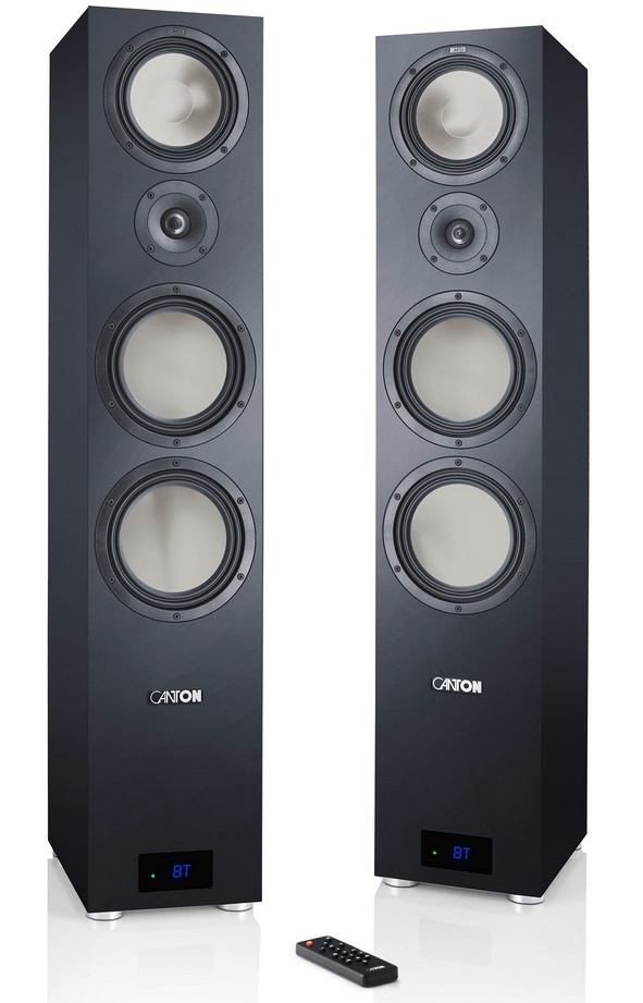 CANTON Smart GLE 9 S2 Schwarz Wireless Aktiv-Lautsprecher Bluetooth, USB, Paar | Auspackware, wie neu