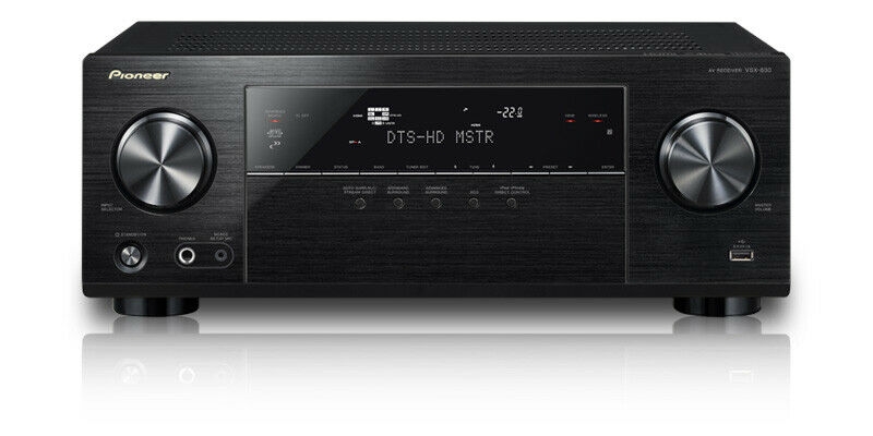 Pioneer VSX-830-K Schwarz - 5.2-Kanal Netzwerk-Mehrkanal-Receiver | B-Ware, sehr gut