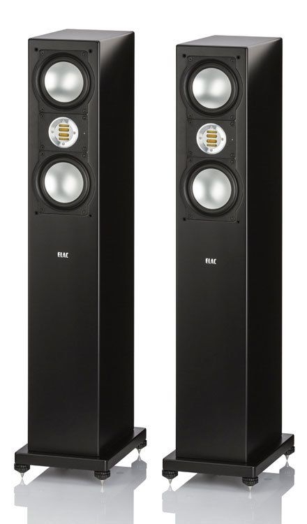 ELAC AIR-X 207 Schwarz Matt - 3-Wege Bassreflex Vollaktiv-Lautsprecher, Paar | Auspackware, sehr gut