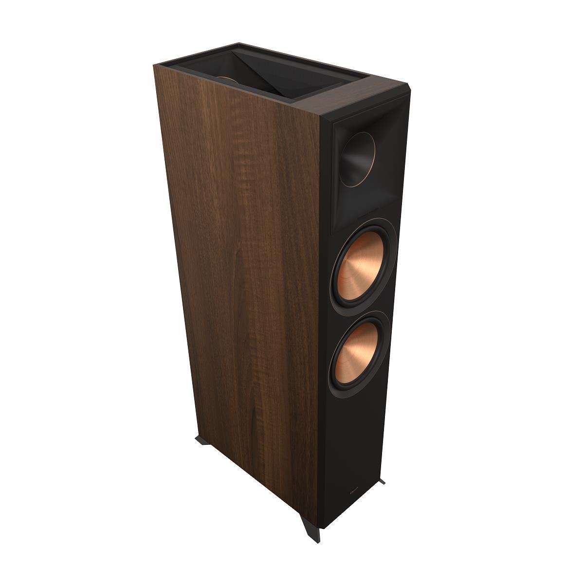Klipsch RP-8060FA II - Standlautsprecher mit integriertem Dolby Atmos-Lautsprecher Walnuss Stück | Neu