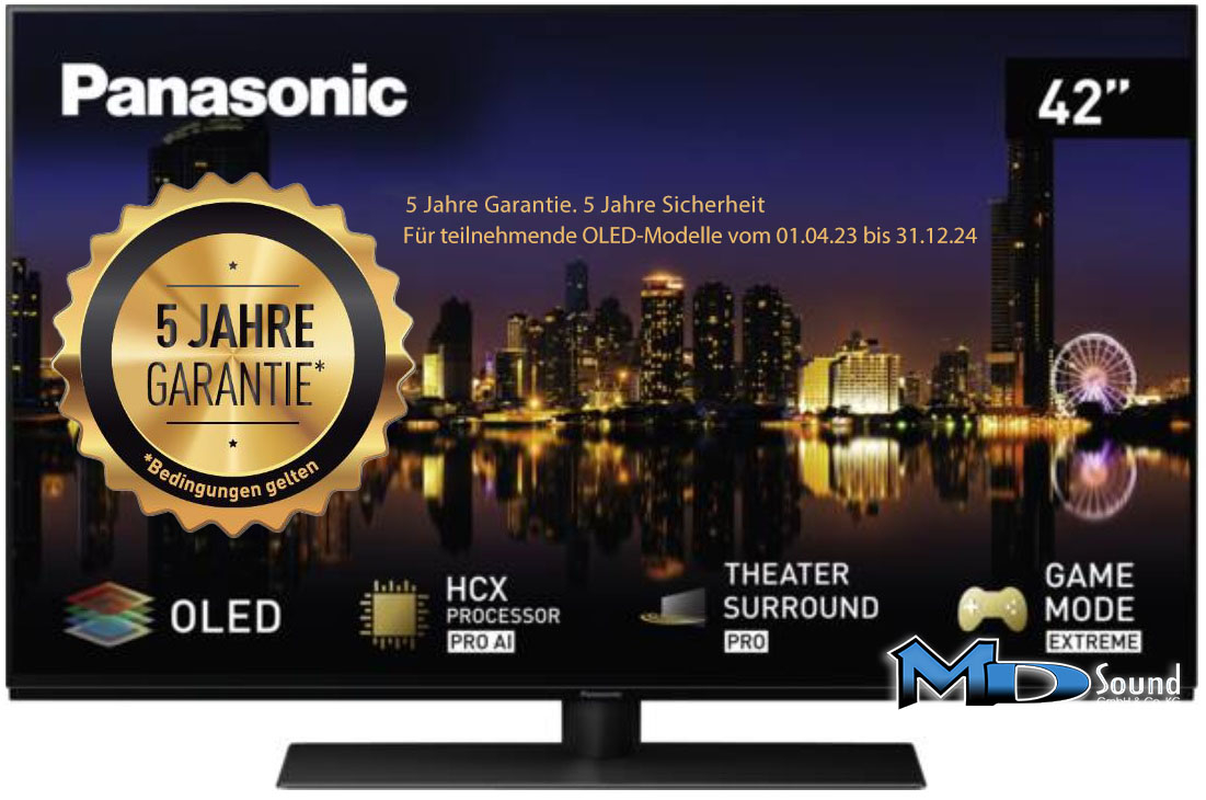 PANASONIC TX-42MZF1507 106 cm, 42 Zoll 4K Ultra HD OLED TV | Neuware | Kartonschaden