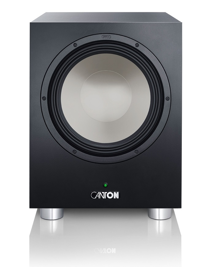 CANTON Power Sub 8 Aktiv-Subwoofer Schwarz | Auspackware, wie neu