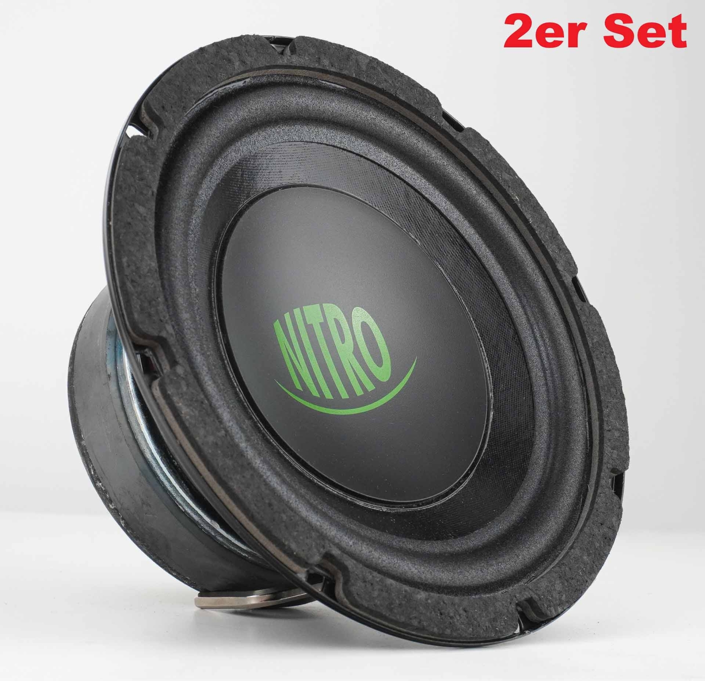 Nitro B08X 8 Zoll Subwooferchassis mit 300 Watt auf 4 Ohm | 2er Set