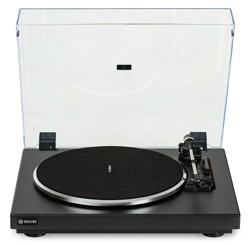 REKKORD F 300 + komplett in Silber + Vollautomatischer Plattenspieler Subchassis | Neu