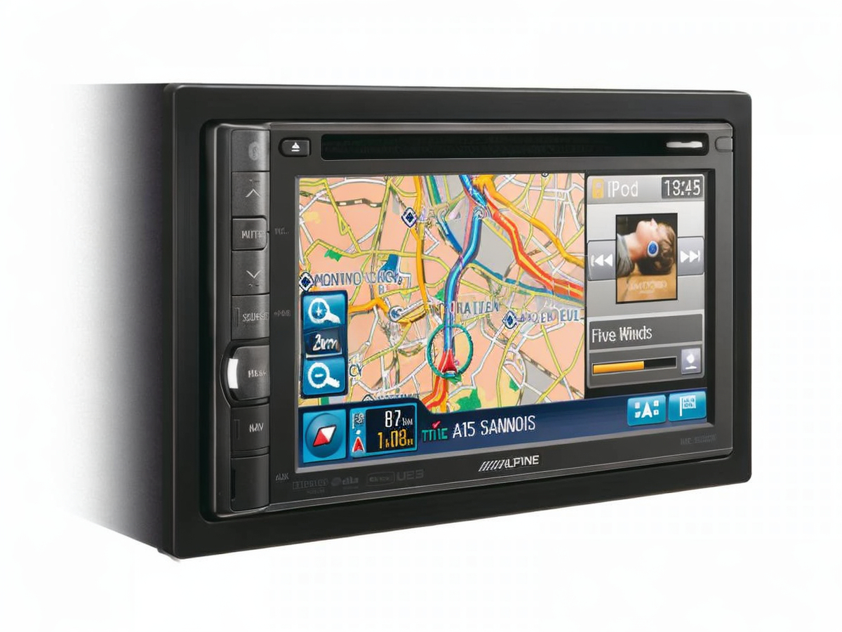 Alpine INE-S900AF 2-DIN Multimedia-Navigationssystem mit DVD, Bluetooth und Europa-Navigation | Auspackware, wie neu
