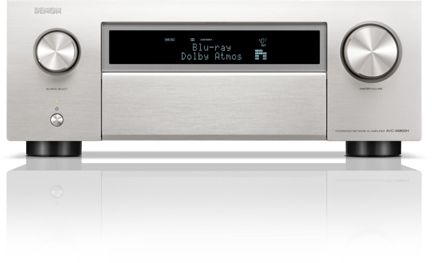 Denon AVC-X6800H - 11.4-Kanal AV-Receiver mit 8K-Video und 3D-Audio Silber | Neu