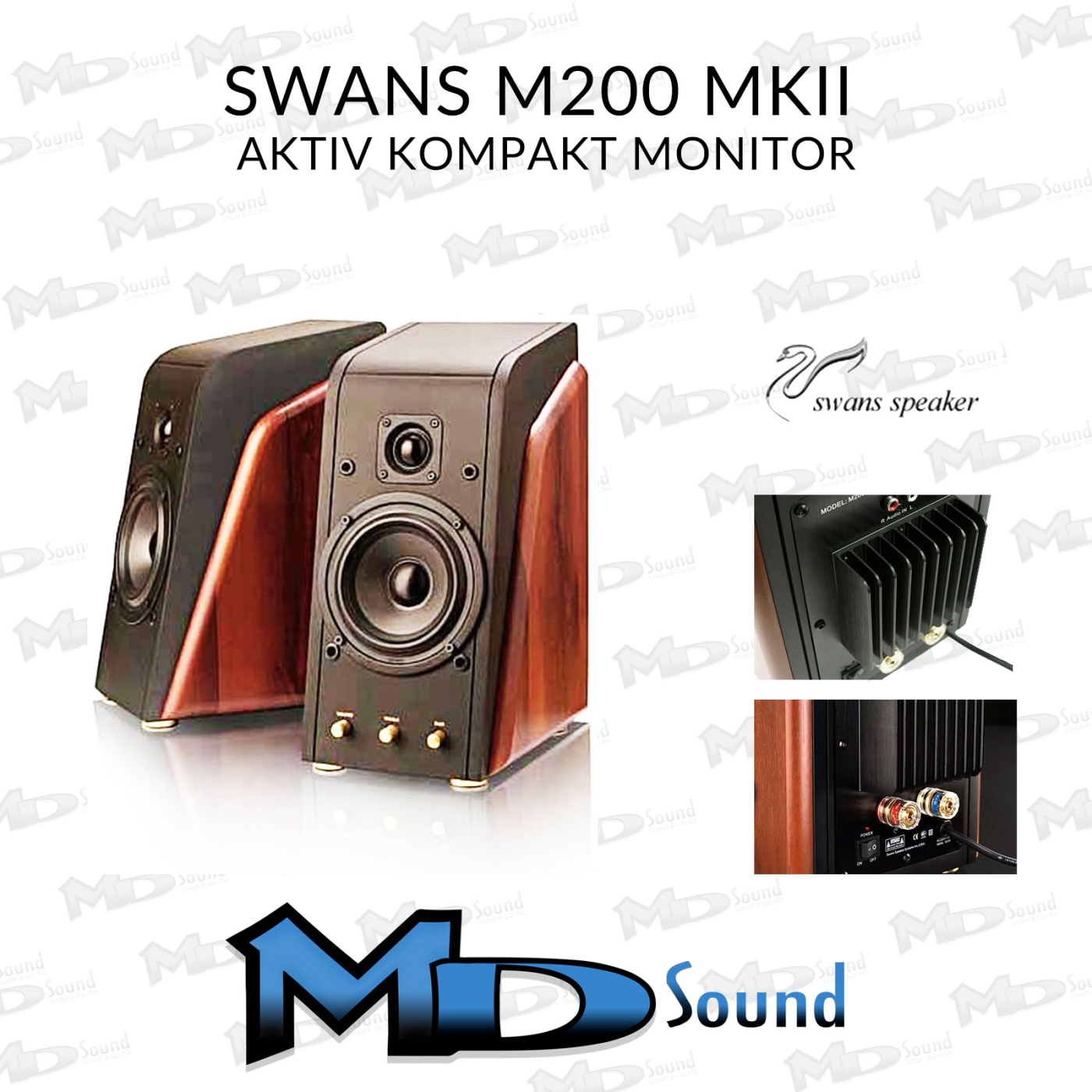 SWAN M200 MK II - High End aktiv Monitor - Paarpreis