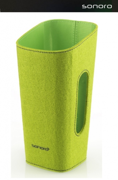 Sonoro cuboGo / GoLondon / GoNewYork / GoBerlin Hülle Filz/Grün - Wechselhülle für cubo Go, Go London, Go NewYork, Go Berlin, UVP 24,90 €